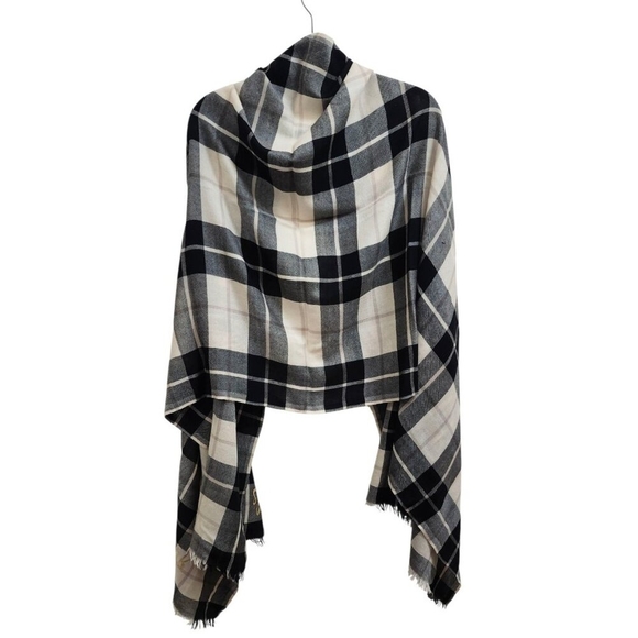 Kate Spade New York Woodland Plaid Wool Gold signature Scarf MSPR $128 - Picture 4 of 10